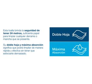Toalla multiusos absorbente 2x24 m