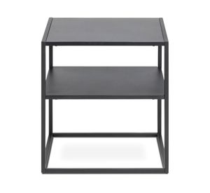 Mesa lateral Newton negro 51x45x40 cm