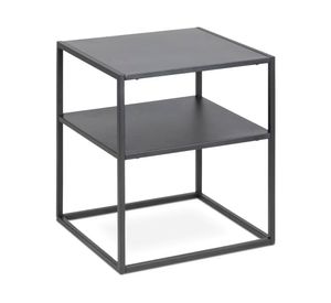 Mesa lateral Newton negro 51x45x40 cm