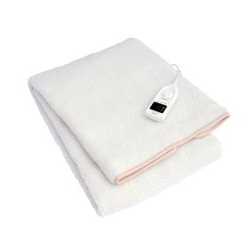 Calientacama 1 plaza 60W CC-B211BL blanco Sindelen.