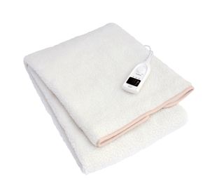 Calientacama 1 plaza 60W CC-B211BL blanco Sindelen.