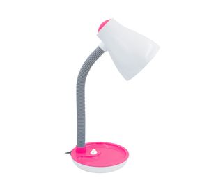 Lámpara de escritorio 1L E27 rosa ByP