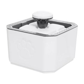 Bebedero automático para mascotas 17x19x19 cm CDX688 blanco