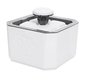 Bebedero automático para mascotas 17x19x19 cm CDX688 blanco