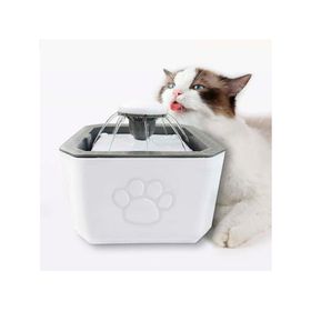 Bebedero automático para mascotas 17x19x19 cm CDX688 blanco