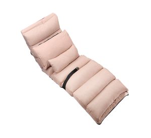 Sofá reclinable multifunción 1 cuerpo beige 56x198 cm