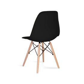 Silla comedor living polipropileno negro
