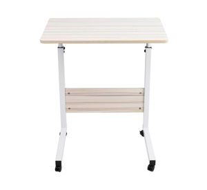 Mesa computador multiusos con ruedas Y1864C-1 blanco