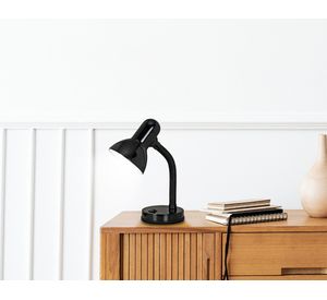 Lámpara de escritorio 1L E27 Basic negro