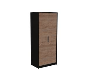 Clóset 2 puertas + cómoda 3 y 5 cajones Kaia wengue/miel TuHome