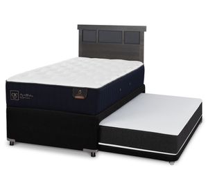 Diván 1.5 plazas Premium +  Respaldo Dublin azul/gris