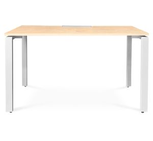 Escritorio 180x70 cm Space blanco/café