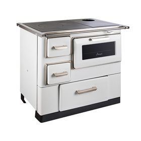 Cocina leña 9500W Angelina blanco