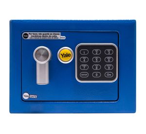 Caja fuerte electrónica 4,2 litros Mini azul Yale