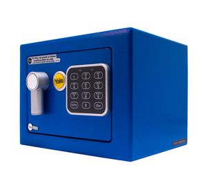 Caja fuerte electrónica 4,2 litros Mini azul Yale