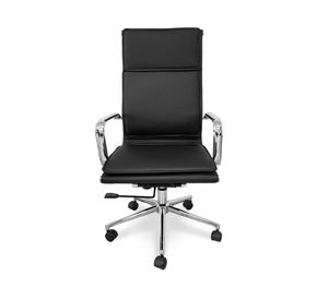Silla ejecutiva Classic Alta cuero negro