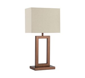 Lámpara sobremesa 1L E27 Mini MX oxido Diseño 3.