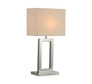 Lámpara sobremesa 1L E27 Mini MX plata Diseño 3.