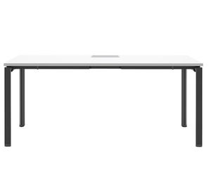 Escritorio pasacables Neo blanco/negro