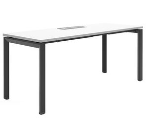 Escritorio pasacables Neo blanco/negro