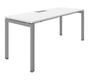 Escritorio pasacables Neo blanco/gris