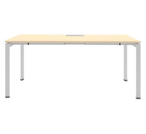 Escritorio pasacables Neo natura/blanco