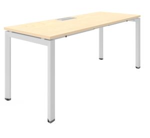 Escritorio pasacables Neo natura/blanco