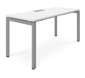 Escritorio pasacables Neo blanco/gris