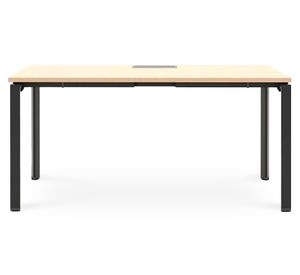Escritorio pasacables Neo natura/negro