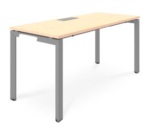 Escritorio pasacables MDF Neo natura/gris