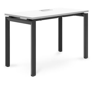 Escritorio pasacables Neo blanco/negro