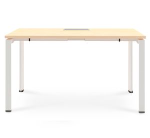 Escritorio pasacables Neo natura/blanco
