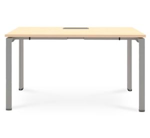Escritorio pasacables Neo mate natura/gris