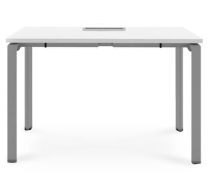 Escritorio pasacables Neo blanco/gris