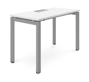 Escritorio pasacables Neo blanco/gris