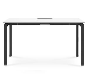 Escritorio pasacables Neo blanco/negro