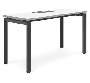 Escritorio pasacables Neo blanco/negro