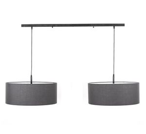 Lámpara colgar LED 2L E27 doble Diseño 3.