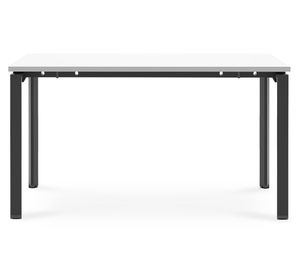 Escritorio MDF Neo mate blanco/negro