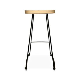 Taburete alto madera City natural