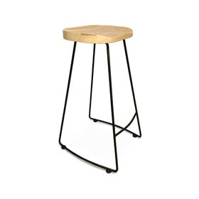 Taburete alto madera City natural