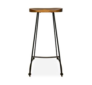 Taburete alto madera City chocolate