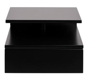 Velador 1 cajón Ashlan negro