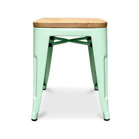 Piso Tolix asiento madera menta Form Design