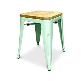 Piso Tolix asiento madera menta Form Design
