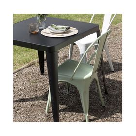 Mesa de comedor Tolix Negro Form Design