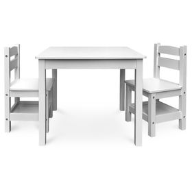 Pack Kids 1 mesa 2 silla Olivia blanco Form Design
