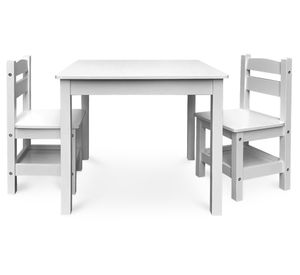 Pack Kids 1 mesa 2 silla Olivia blanco Form Design
