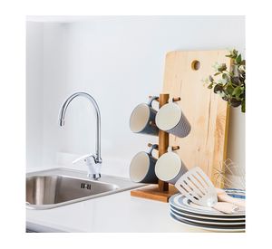 Monomando lavaplato vertical Ornella cromo