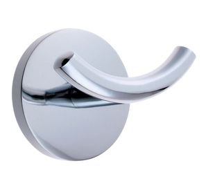 Percha doble Brita cromado Duschy